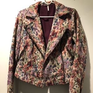 Free People Floral Jacket